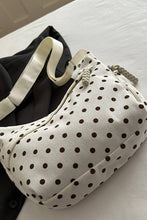Load image into Gallery viewer, Polka Dot Crescent Bag

