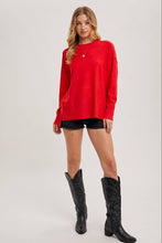 Load image into Gallery viewer, GENEVIEVE CREW NECK KNIT SWEATER
