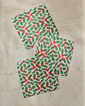 Load image into Gallery viewer, Festive Holly Dishcloth Set - Holiday 2026
