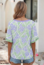 Load image into Gallery viewer, Daniela Floral Printed Lace Decorative Top - Simply Susan’s
