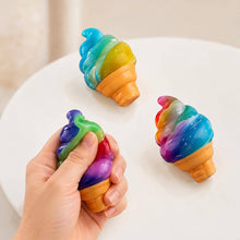 Load image into Gallery viewer, Ice Cream Cone Squeeze Squishy Stress Relief Toy
