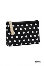 Load image into Gallery viewer, Polka Dot Cosmetic Clutch
