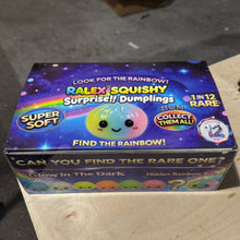 Load image into Gallery viewer, WRAPPED Glow in the Dark Rainbow Dumpling Chaser
