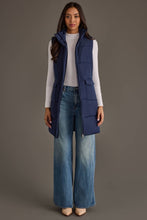 Load image into Gallery viewer, Navy Long Vest
