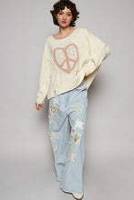 Load image into Gallery viewer, Ruby long sleeve thermal knit patch top
