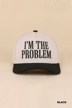 Load image into Gallery viewer, I'm The Problem Two Tone Snapback Hat

