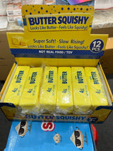Load image into Gallery viewer, 4oz Squishy Yellow &amp; Rainbow Toy Butter
