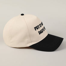 Load image into Gallery viewer, Put It On My Dad's Tab Embroidery Two-Tone Hat
