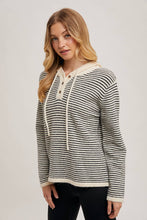 Load image into Gallery viewer, ALINA HENLEY SWEATER WITH HOODIE
