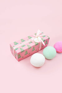 Christmas Tree Three Bath Balm Set
