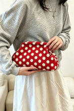 Load image into Gallery viewer, Polka Dot Clasp Clutch Bag
