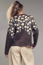 Load image into Gallery viewer, Maeve Floral Knit Sweater
