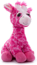 Load image into Gallery viewer, 12" (30cm Lash'z Giraffe Pink Stuffed Animal - Simply Susan’s
