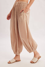 Load image into Gallery viewer, LAUREN  DRAWSTRING BALLOON PANTS
