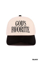 Load image into Gallery viewer, God's Favorite Two Tone Canvas Cotton Cap

