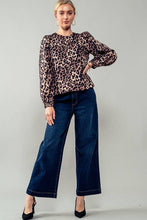 Load image into Gallery viewer, Untamed Elegance Buttoned Top
