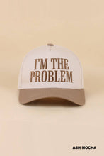 Load image into Gallery viewer, I'm The Problem Two Tone Snapback Hat
