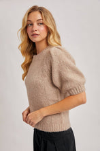 Load image into Gallery viewer, BAILEY PUFF SLEEVED KNIT SWEATER
