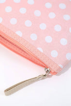 Load image into Gallery viewer, Polka Dot Cosmetic Clutch
