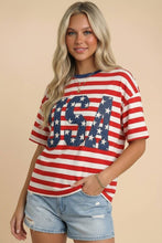 Load image into Gallery viewer, USA STRIPE Tee
