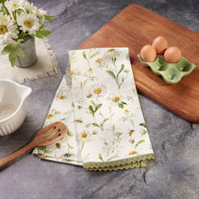 Load image into Gallery viewer, Daisy Lace Kitchen Towel
