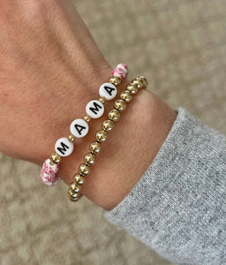 Mom Bracelet Floral Mother’s Day Gift Flower Bracelet 