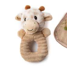 Load image into Gallery viewer, Baby Safe Bumblez Giraffe Blanket &amp; Rattle 30" (76cm) - Simply Susan’s
