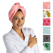 Load image into Gallery viewer, Lemon Lavender Plot Twist Turbo Towel Assortment - Simply Susan’s
