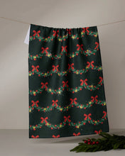 Load image into Gallery viewer, Yuletide Garland Tea Towel
