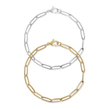 Load image into Gallery viewer, Stainless Steel Paperclip Chain Bracelet
