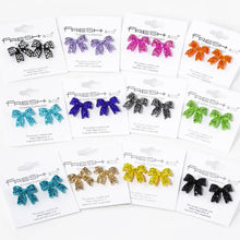 Load image into Gallery viewer, Rhinestone Bow Shape Post Earrings - Simply Susan’s
