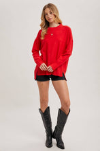 Load image into Gallery viewer, GENEVIEVE CREW NECK KNIT SWEATER
