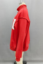 Load image into Gallery viewer, OHIO' Embroidered Mock Neck Sweatshirt
