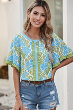 Load image into Gallery viewer, Daniela Floral Printed Lace Decorative Top - Simply Susan’s
