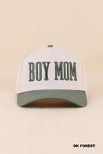 Load image into Gallery viewer, Boy Mom Two Tone Snapback Hat
