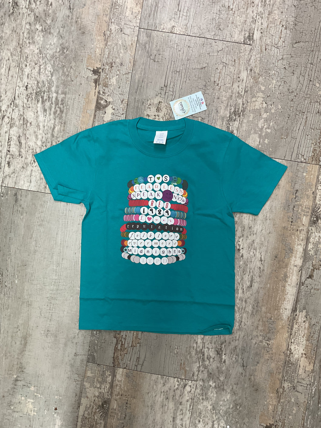 KIDS Bracelet Teal Shirt