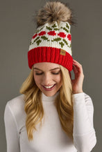 Load image into Gallery viewer, Holly Pom Hat
