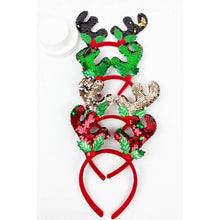 Load image into Gallery viewer, Sparkling Deer Antlers Sequins Headband
