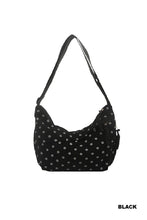 Load image into Gallery viewer, Polka Dot Crescent Bag
