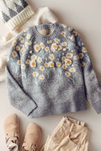 Load image into Gallery viewer, Maeve Floral Knit Sweater
