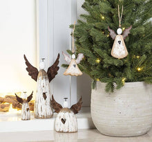 Load image into Gallery viewer, Rustic Angel Ornament-2 Assorted 5"H

