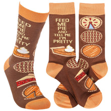 Load image into Gallery viewer, Feed Me Pie Socks
