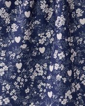 Load image into Gallery viewer, Midnight Posy Tea Towel
