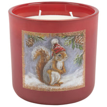 Load image into Gallery viewer, Winter Squirrel Candle

