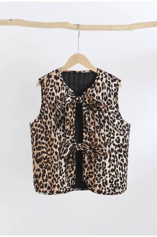 MacKenzie Leopard Vest