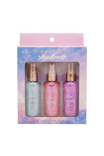 Load image into Gallery viewer, Beauty Body Shimmer 3pc Spray Set
