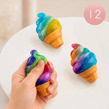 Load image into Gallery viewer, Ice Cream Cone Squeeze Squishy Stress Relief Toy
