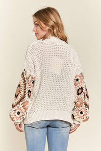 ALLISON CROCHET CARDIGAN