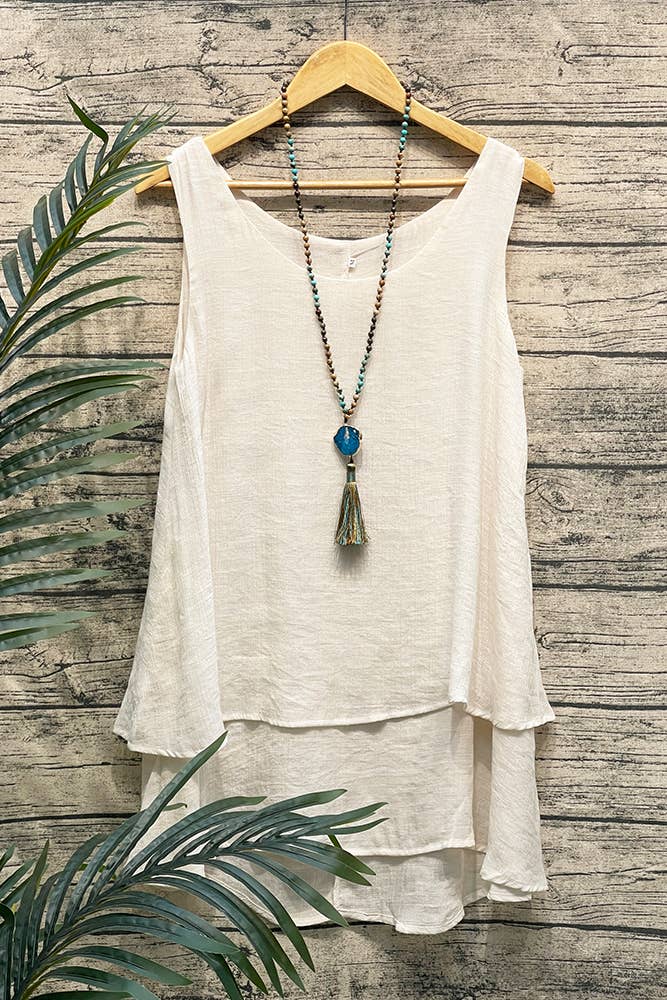 Leilani Ruffle Tank Top