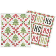 Load image into Gallery viewer, Christmas Quilt Swedish Dishcloth Set
